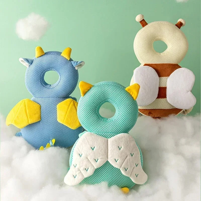 Little Explorer Head Protector: Adorable Safety for Every Wobbly Step!